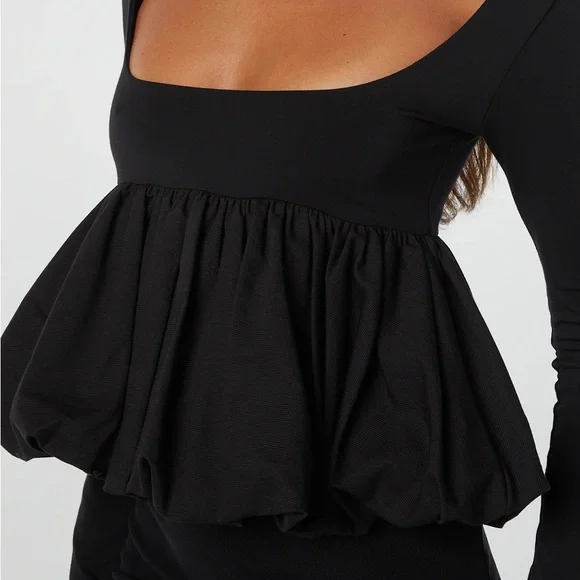 The Line by K uwe bubble top black - Picture 2 of 4